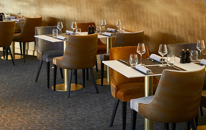 Pose de feuille d'or avec dégradé - La Rotonde du Negresco, Nice