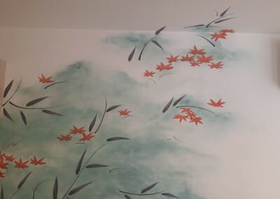 Fresque d’inspiration japonaise, particulier – Vence