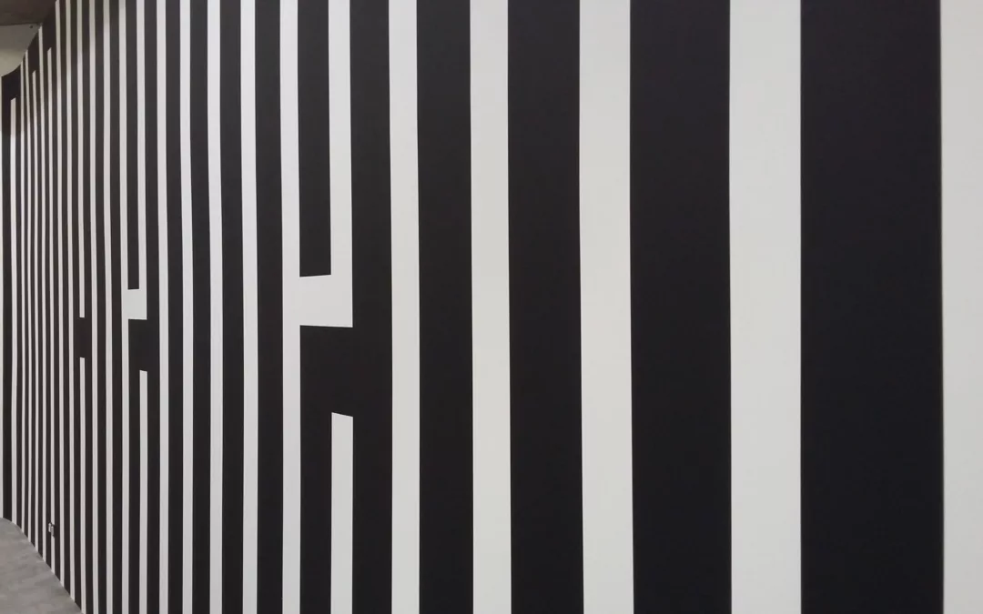 Fresque peinte, création Tania Mouraud – Musée d’Art Moderne et d’Art contemporain – Nice