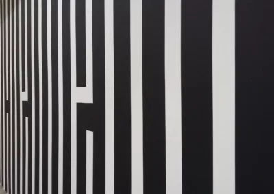 Fresque peinte, création Tania Mouraud – Musée d’Art Moderne et d’Art contemporain – Nice