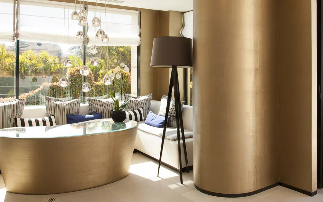 Texturé or pour l’Atelier Martin Berger, Hôtel Le Métropole – Monaco
